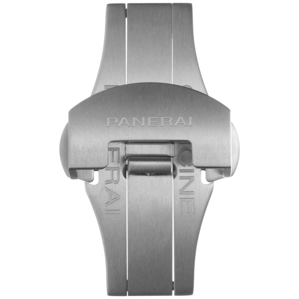 Panerai 22mm Brushed Steel Folding Clasp Deployment Buckle PAV00634