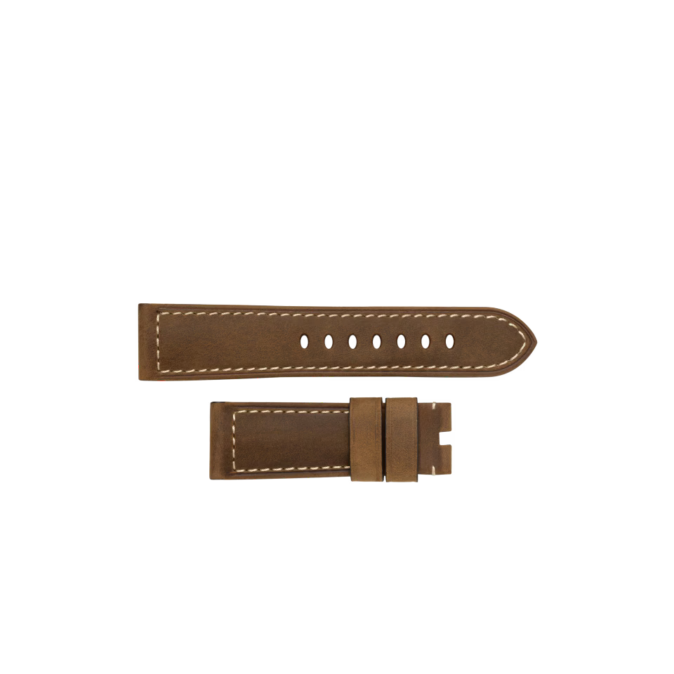 Panerai Dark Brown Calf Strap for Pin Buckle (BA) 24/22
