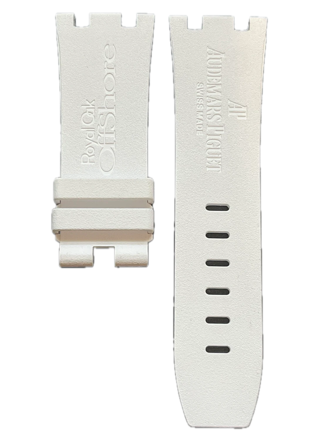 Audemars Piguet White Rubber Strap for Diver / Royal Oak Offshore 28/24