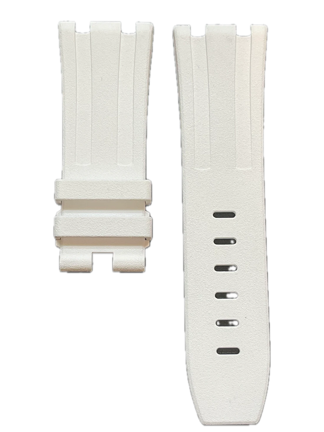 Audemars Piguet White Rubber Strap for Diver / Royal Oak Offshore 28/24