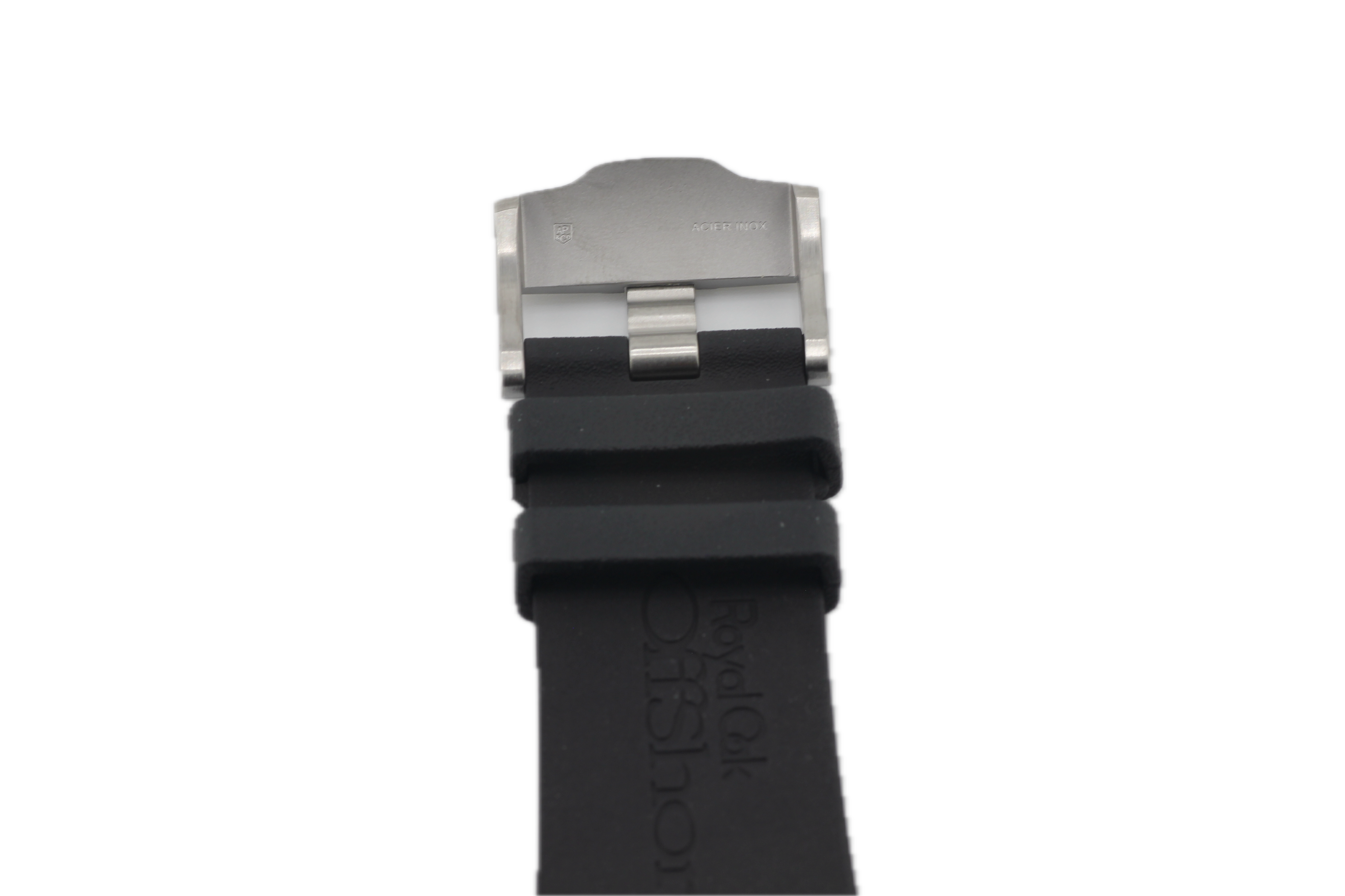 Audemars Piguet Black Rubber Strap for Diver / Royal Oak Offshore 28/24 w/ Tang Buckle