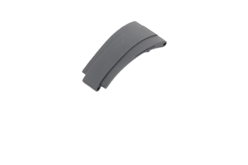 Rolex Daytona Oysterflex Black Rubber Silicon Diver Strap 20mm (SIZE D)