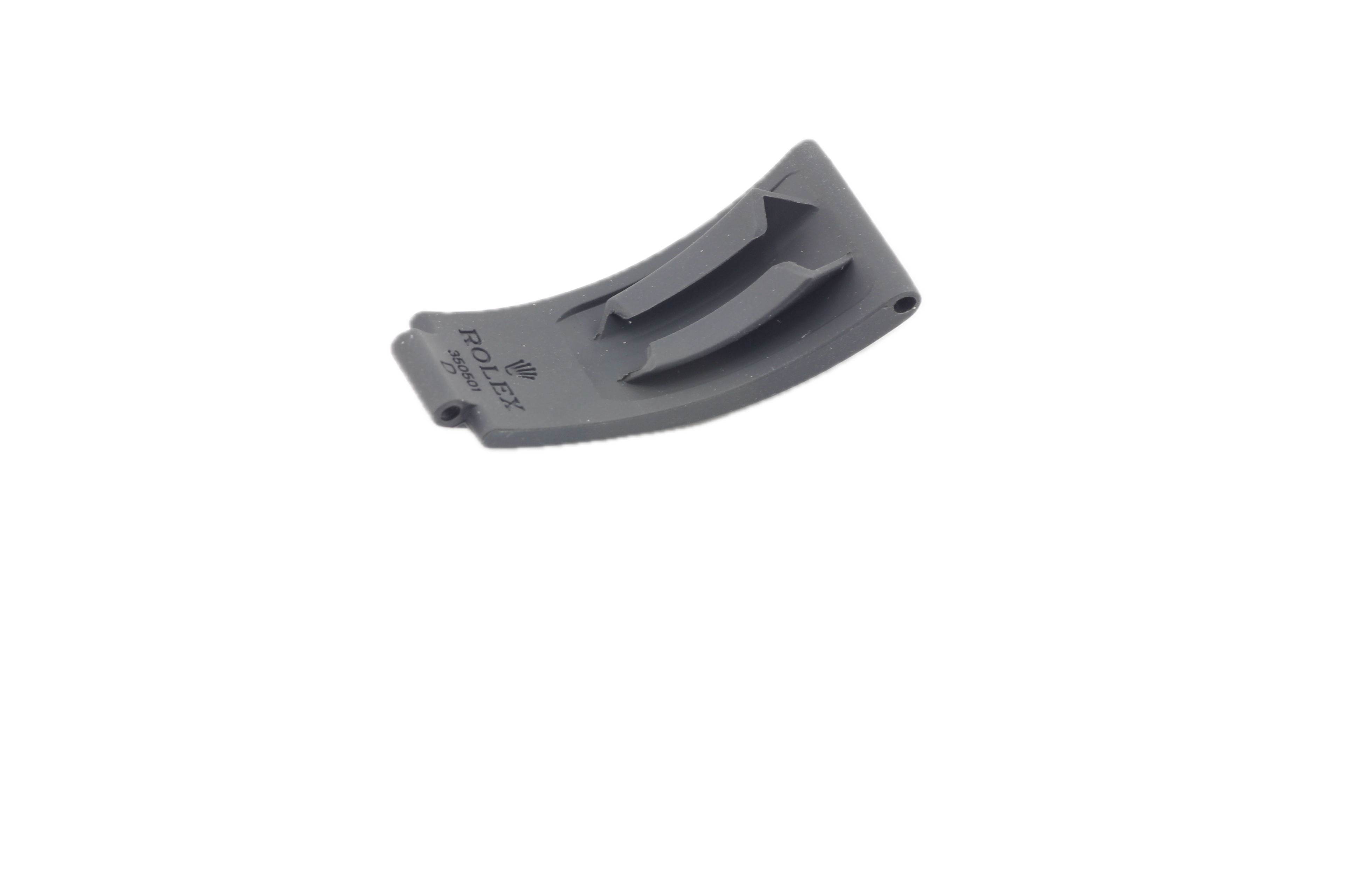 Rolex Daytona Oysterflex Black Rubber Silicon Diver Strap 20mm (SIZE D)