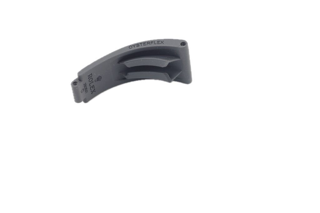 Rolex Daytona Oysterflex Black Rubber Silicon Diver Strap 20mm (SIZE D)