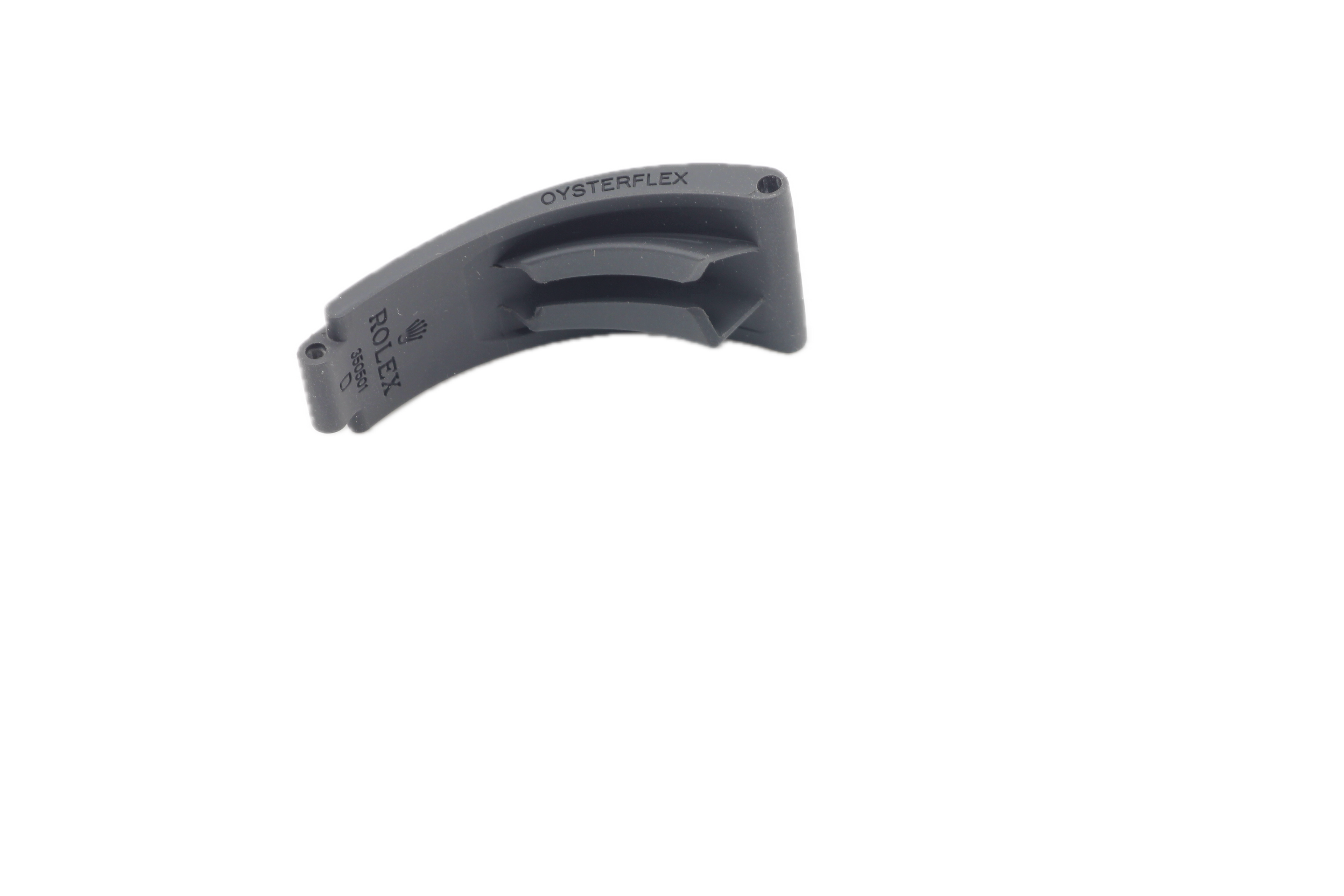 Rolex Daytona Oysterflex Black Rubber Silicon Diver Strap 20mm (SIZE D)