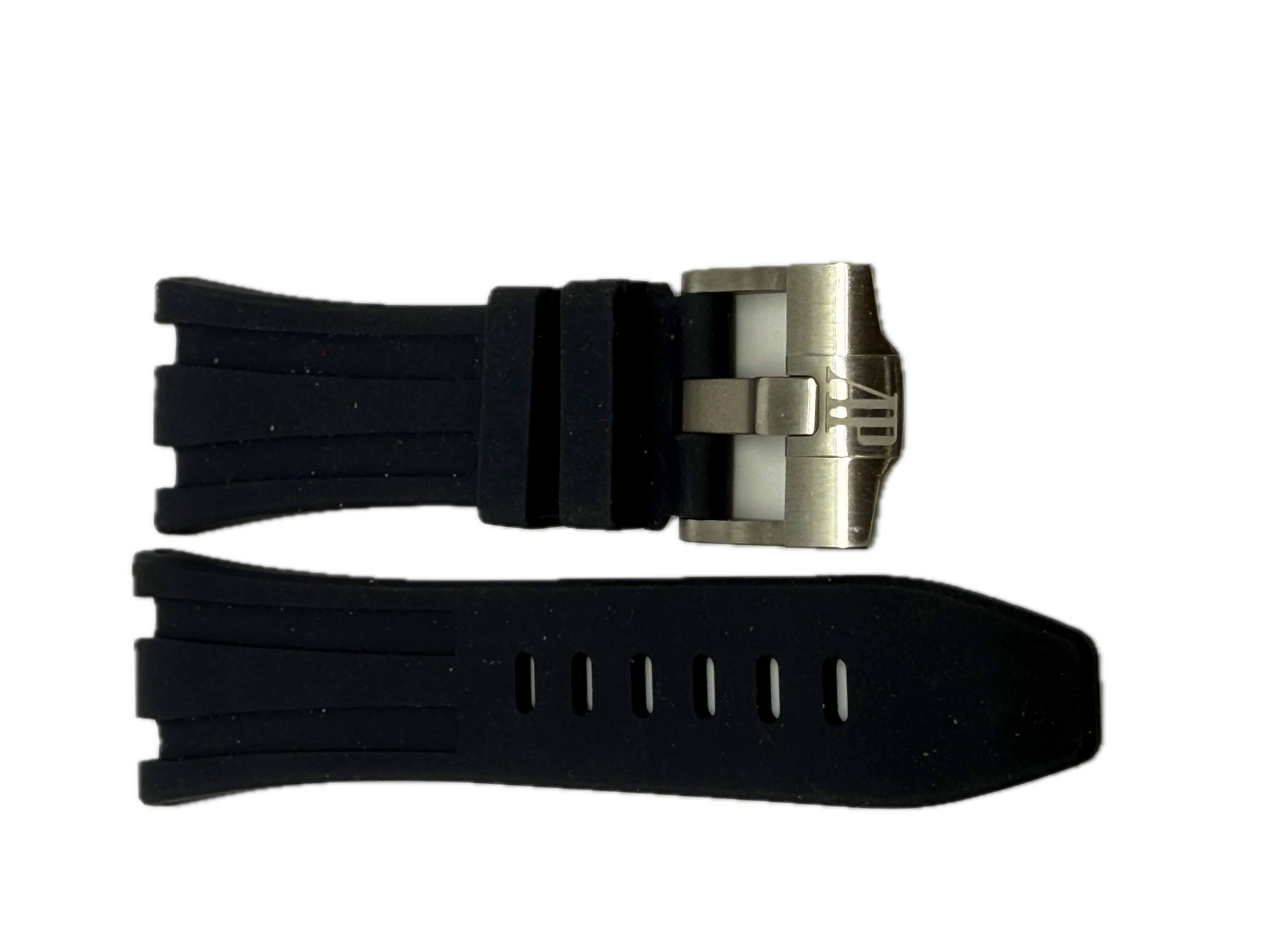 Audemars Piguet Navy Blue Rubber Strap for Diver / Royal Oak Offshore 28/22 w/ Buckle