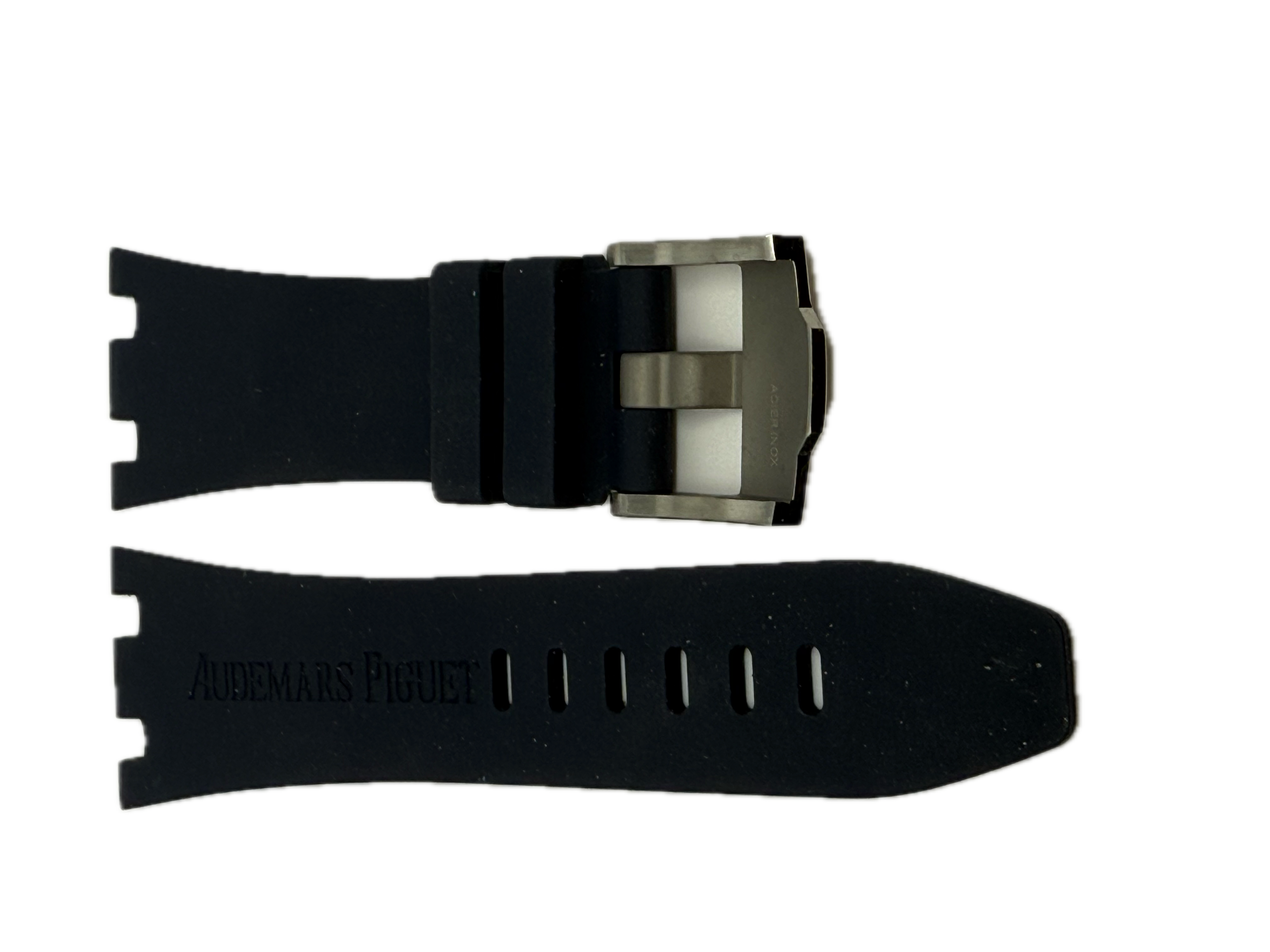 Audemars Piguet Navy Blue Rubber Strap for Diver / Royal Oak Offshore 28/22 w/ Buckle