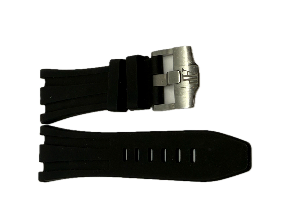 Audemars Piguet Black Rubber Strap for Diver / Royal Oak Offshore 28/22 w/ Buckle