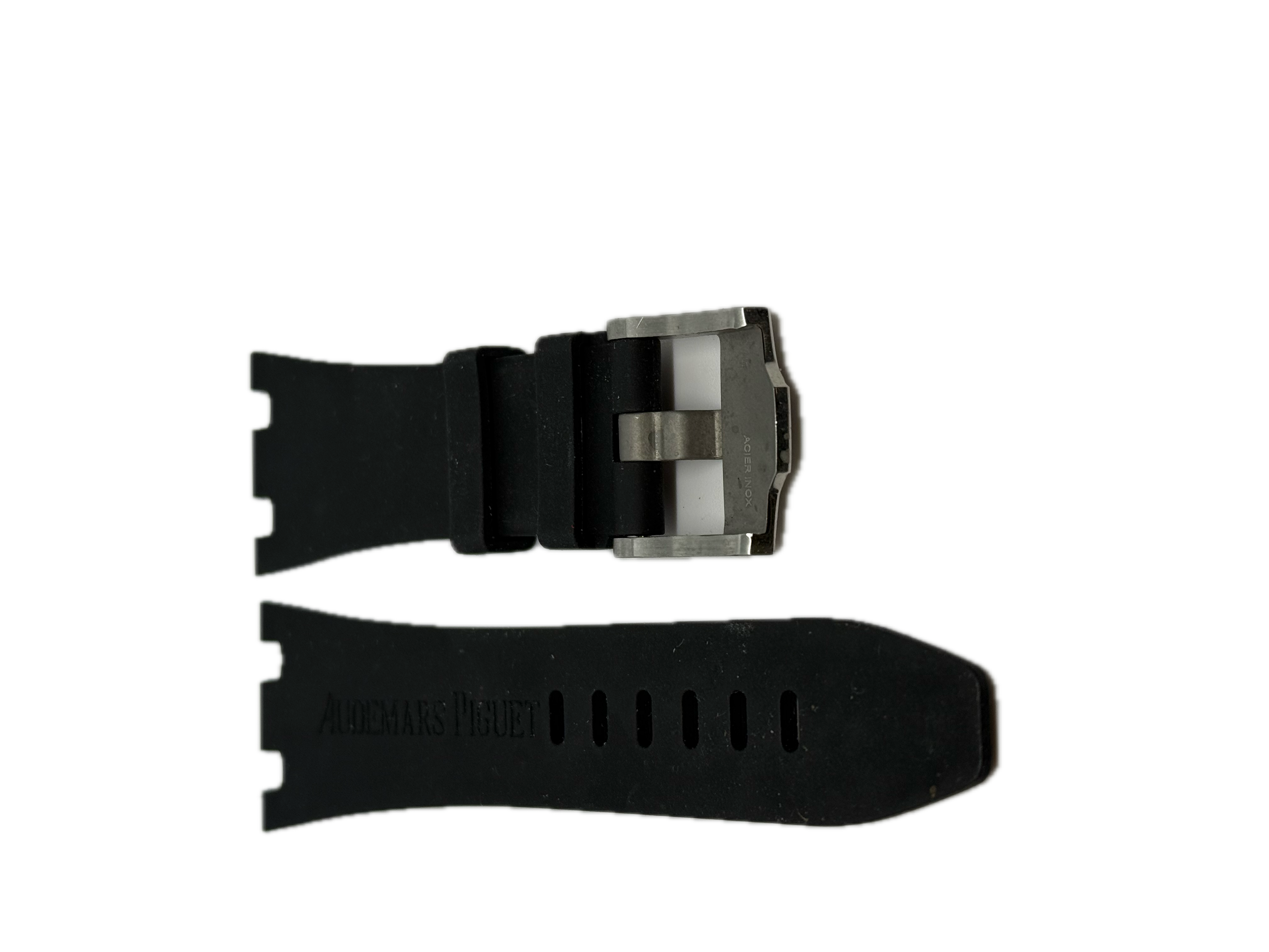Audemars Piguet Black Rubber Strap for Diver / Royal Oak Offshore 28/22 w/ Buckle