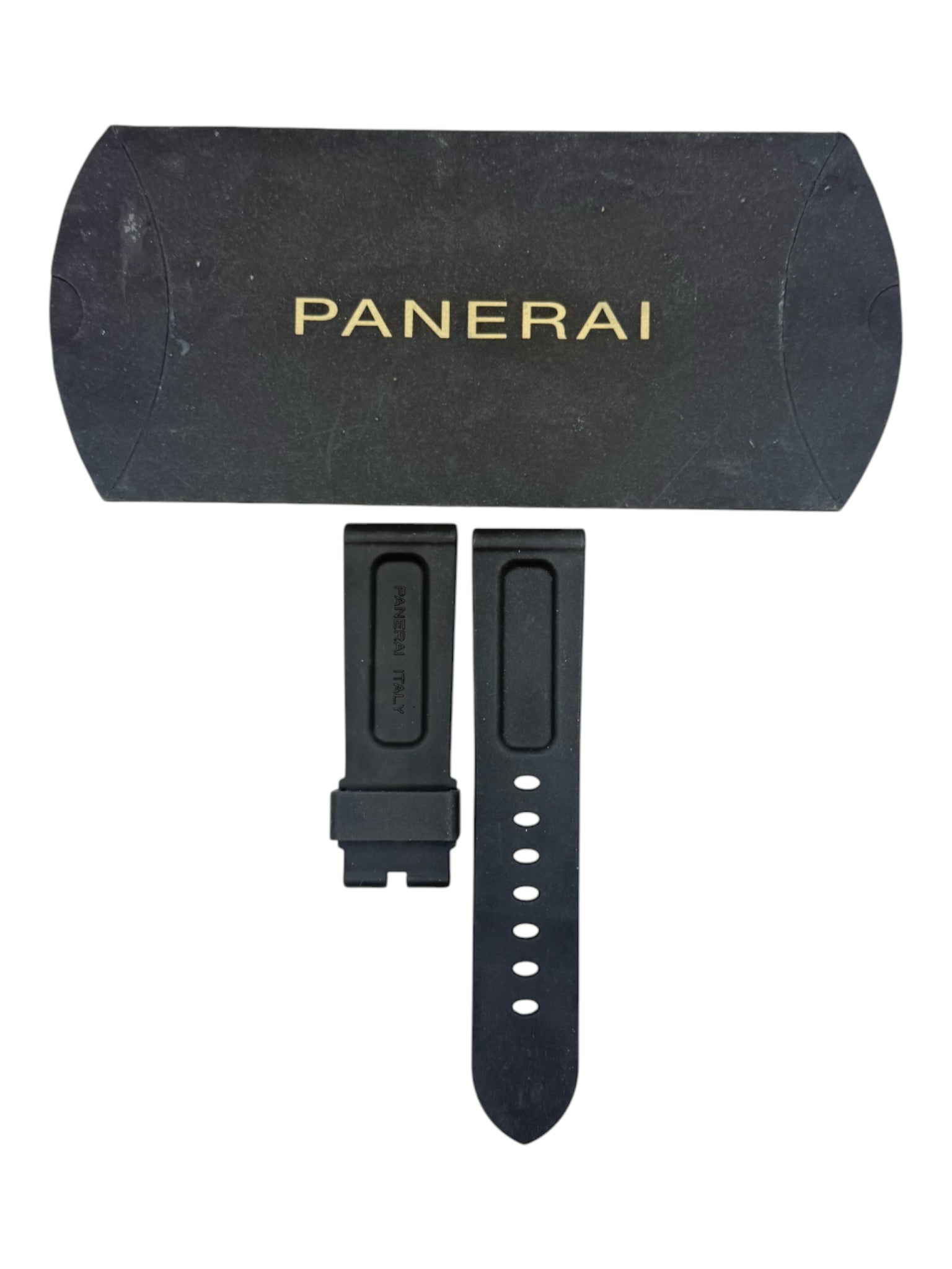 Panerai XL Black Rubber Strap for Tang Buckle (BA) 24/22