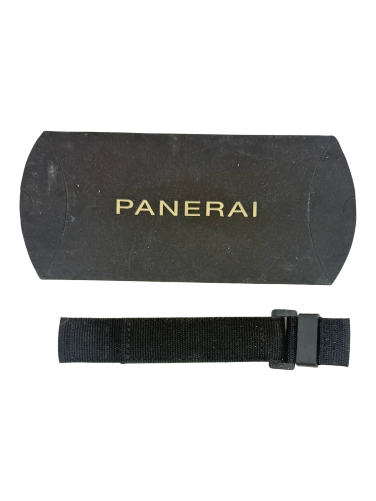 Panerai Velcro Black / Yellow Diver Canvas Strap 24mm Vintage OEM