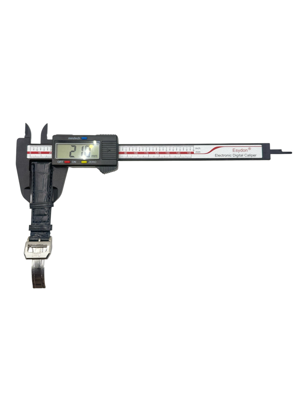 IWC Black Alligator Watch Strap Band w/ Tang Buckle 21/18 Authentic OEM