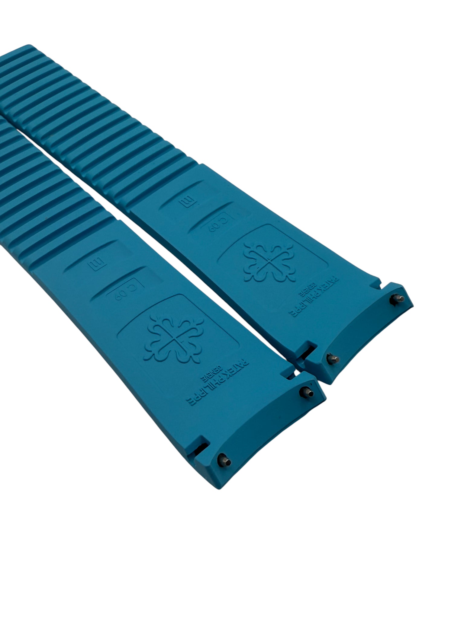 Patek Philippe Aquanaut 5167 / 5164 Sky Blue Rubber Strap 21/18mm OEM Genuine Uncut New