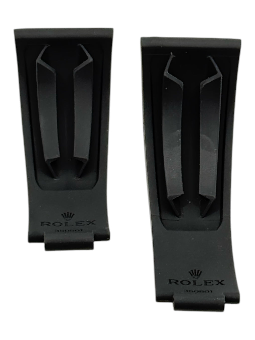 Rolex Daytona Oysterflex Black Rubber Silicon Diver Strap SET 20mm (E +F)