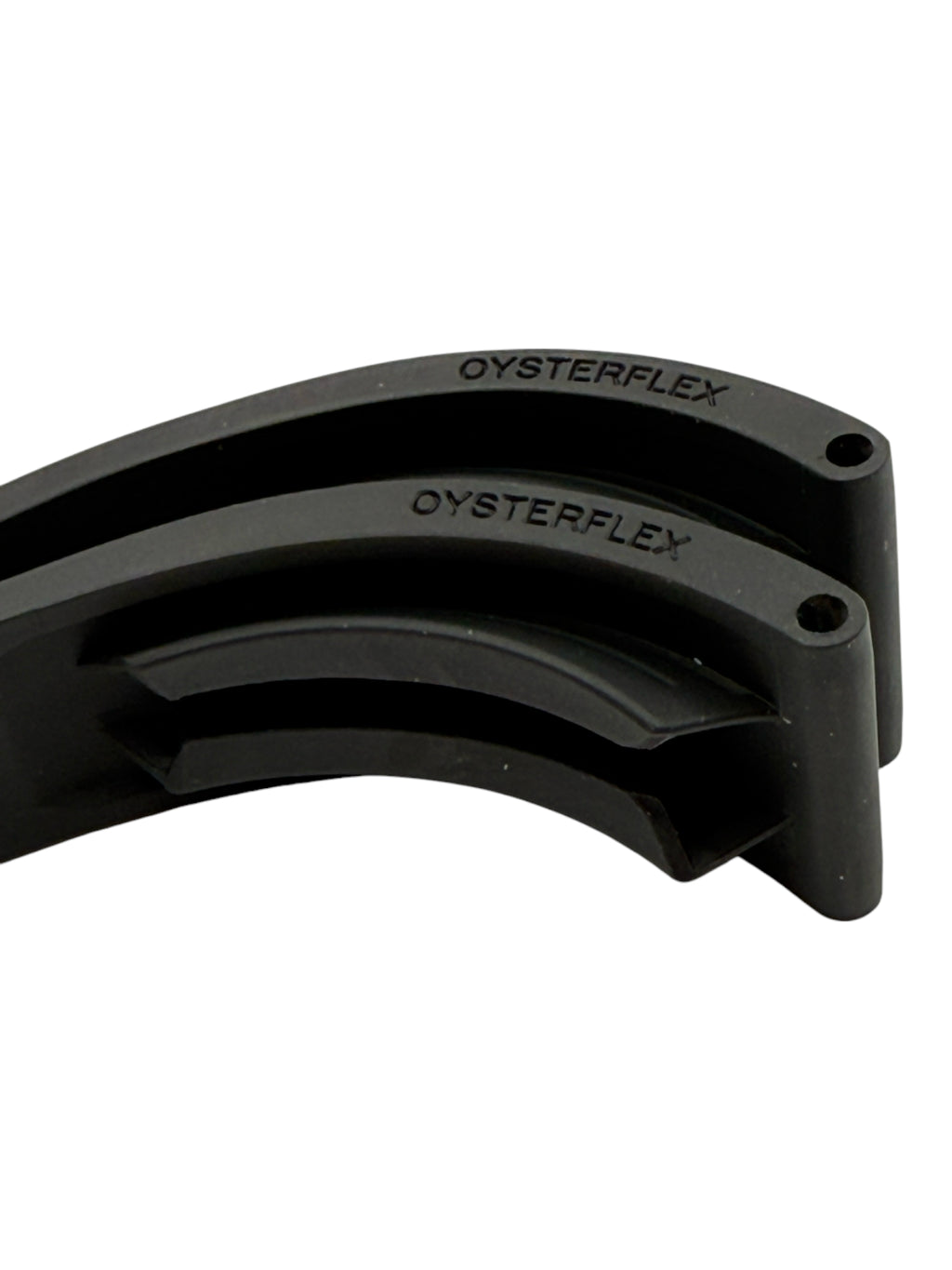 Rolex Daytona Oysterflex Black Rubber Silicon Diver Strap SET 20mm (E +F)