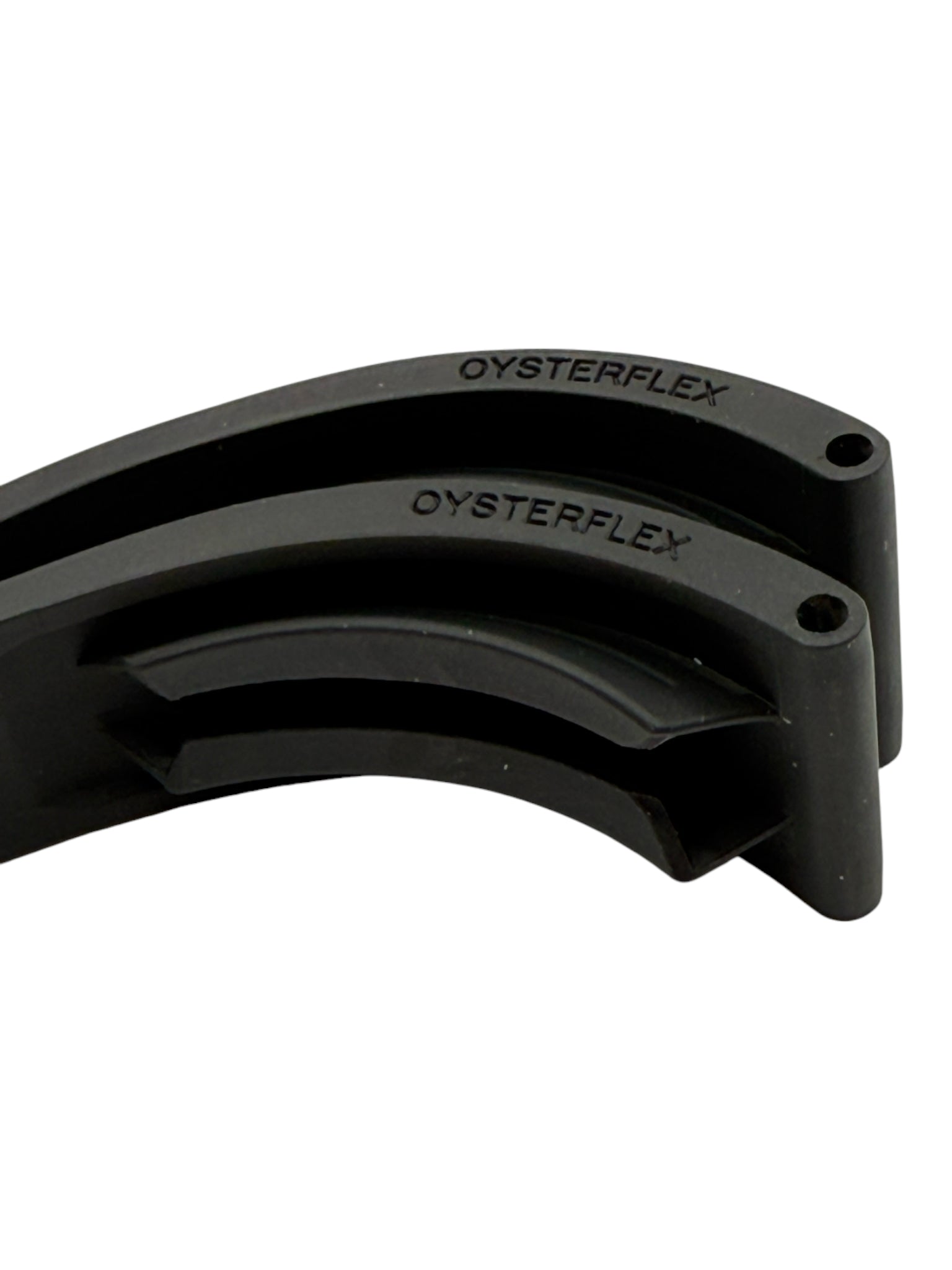 Rolex Daytona Oysterflex Black Rubber Silicon Diver Strap SET 20mm (E +F)