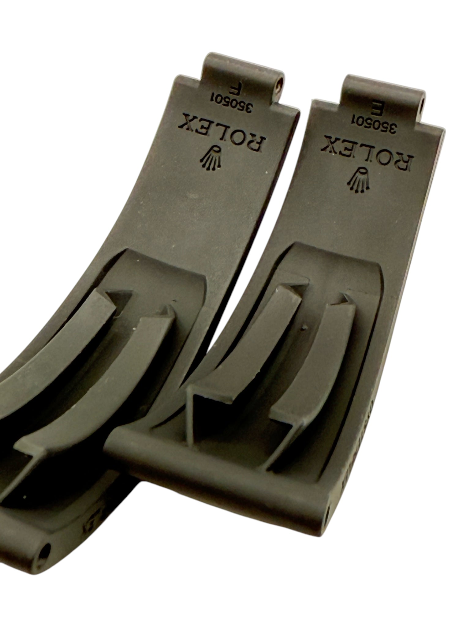 Rolex Daytona Oysterflex Black Rubber Silicon Diver Strap SET 20mm (E +F)