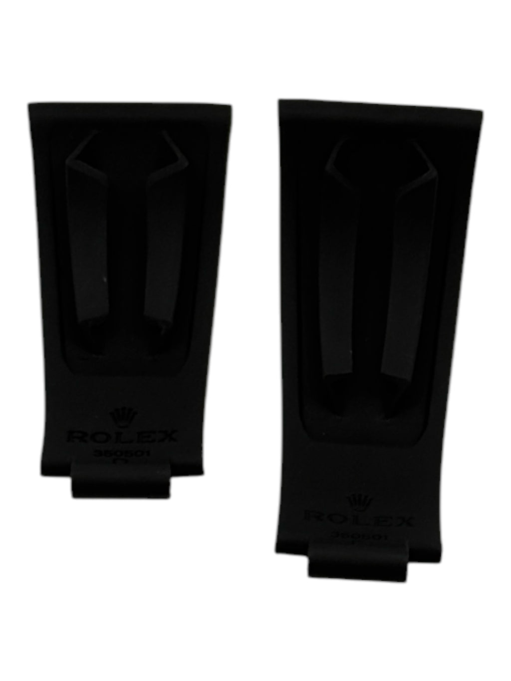 Rolex Daytona Oysterflex Black Rubber Silicon Diver Strap SET 20mm (D + E)