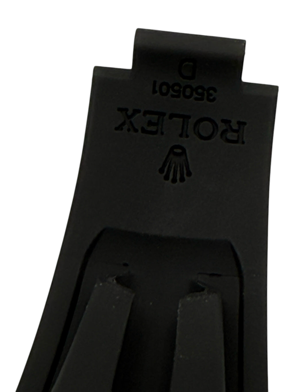 Rolex Daytona Oysterflex Black Rubber Silicon Diver Strap 20mm (SIZE D)