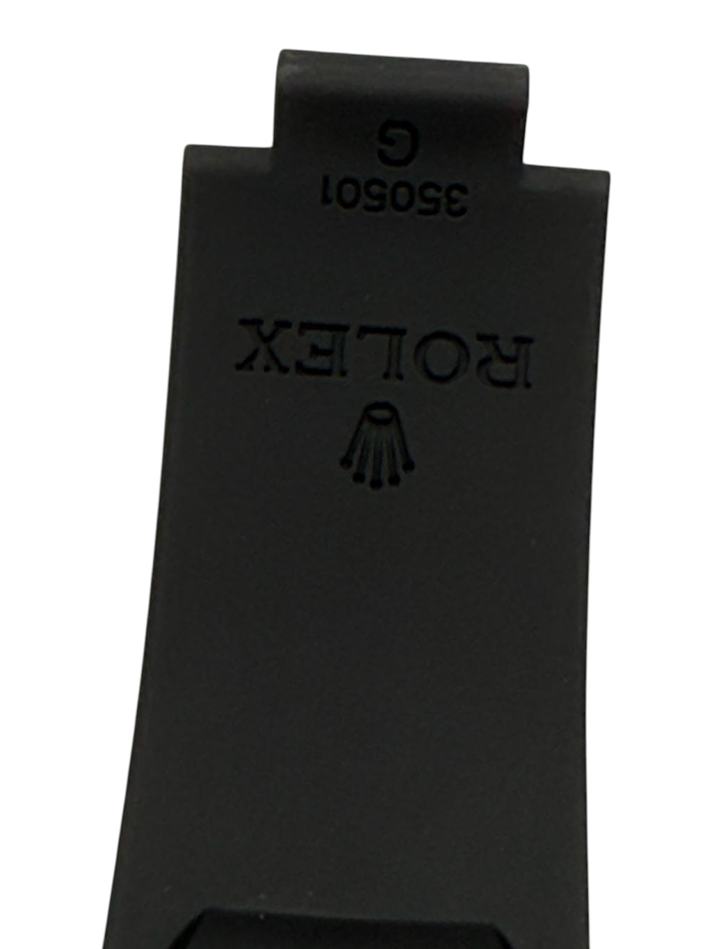 Rolex Daytona Oysterflex Black Rubber Silicon Diver Strap 20mm (SIZE G)