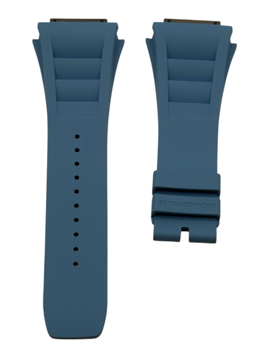 Richard Mille Baby Blue Rubber Strap for RM035 RM055 RM030 NEW OEM 30M