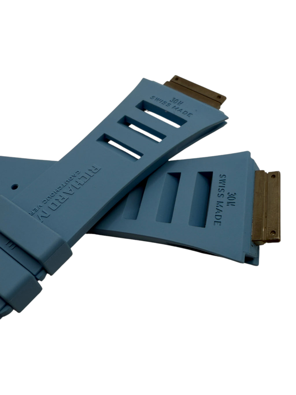 Richard Mille Baby Blue Rubber Strap for RM035 RM055 RM030 NEW OEM 30M