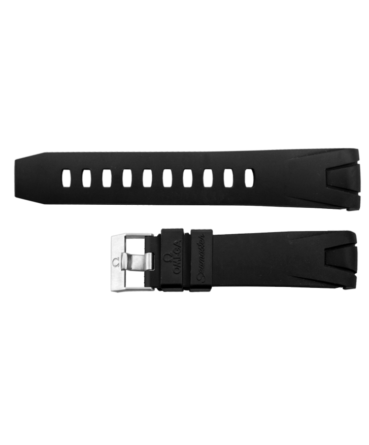 Omega Seamaster Planet Ocean 22mm Black Rubber Strap 98000145