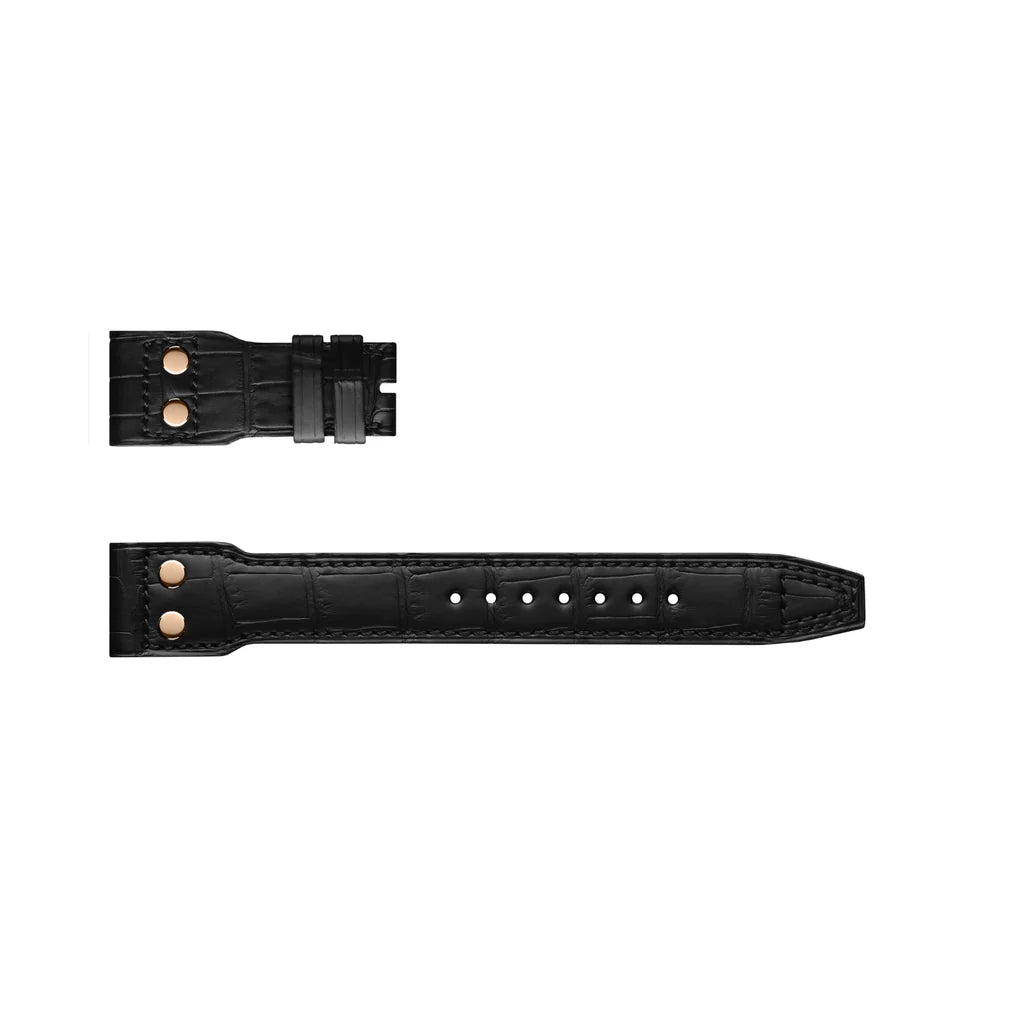 IWC Big Pilot Black Alligator Watch w/ Rivets Strap – 22mm x 18mm | 145/55mm
